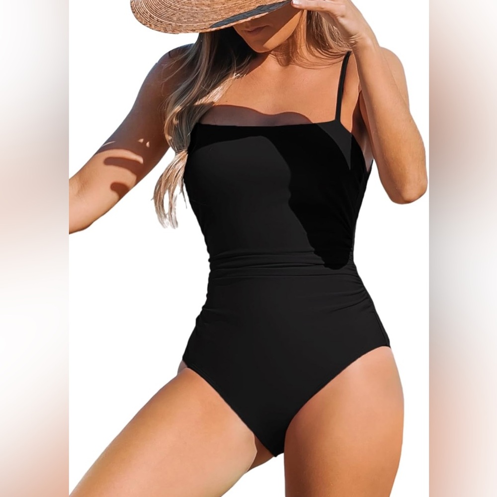 Cupshe Black One-Piece Swimsuit